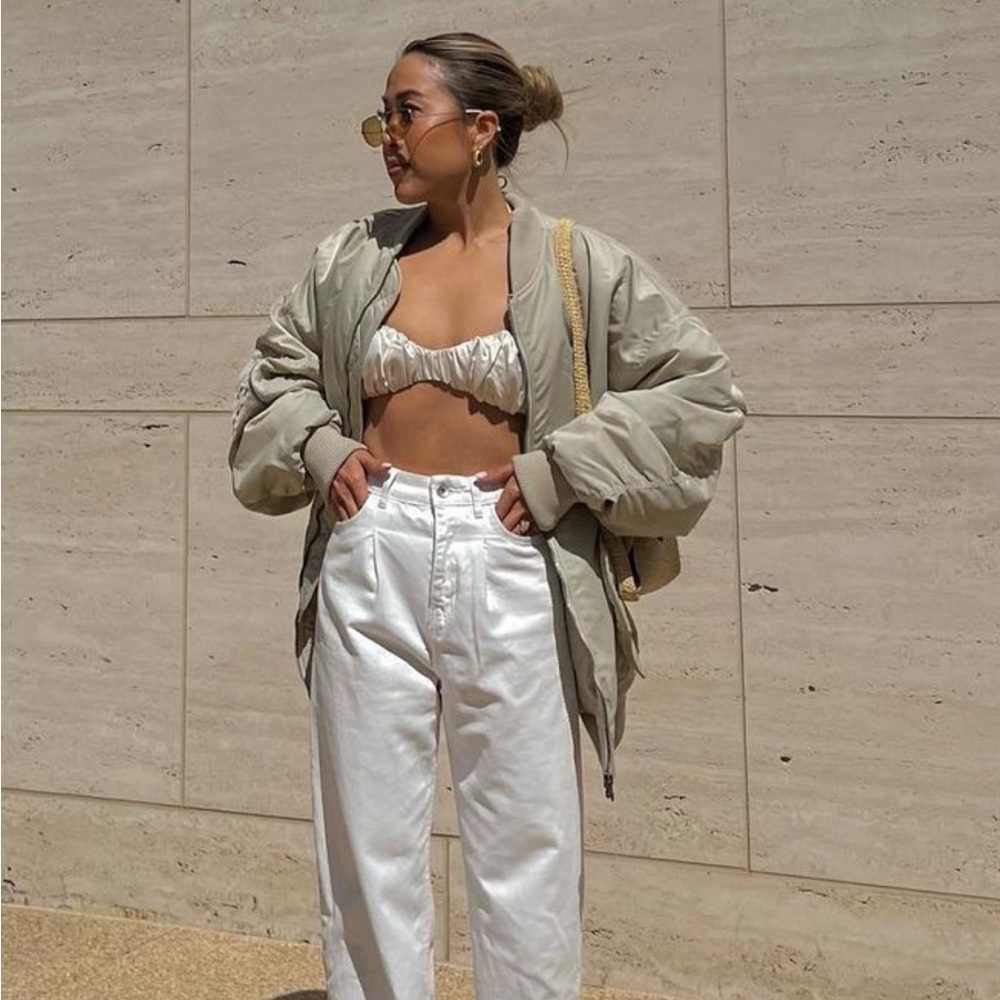 Oversized Green Bomber